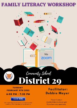 District 29\'s Family Literacy Workshop